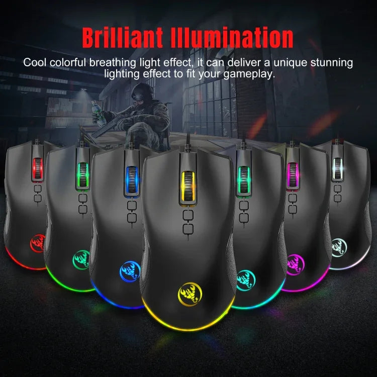 Bộ chuyển đổi bàn phím chuột HXSJ P8+V100+J900 + Bàn phím một tay + Chuột chơi game lập trình, P8+V100+A883