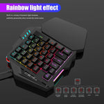 Bộ bàn phím một tay + Chuột chơi game lập trình + Bộ chuyển đổi bàn phím chuột HXSJ V100+A883+P8, V100+J900+P8