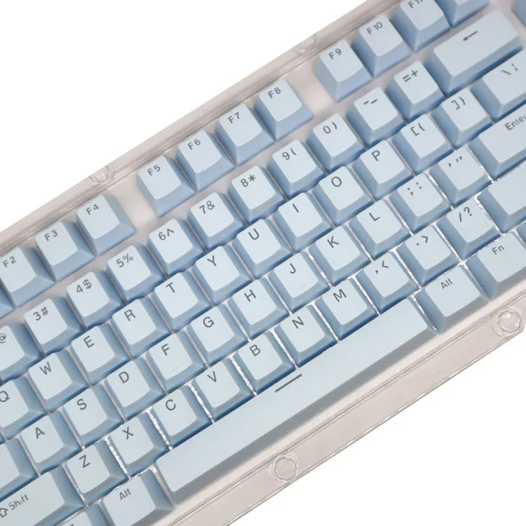Bộ keycap bàn phím cơ màu PBT 104 phím HXSJ P9