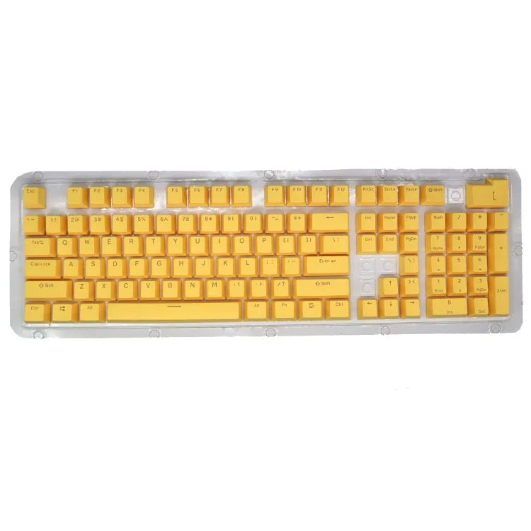 Bộ keycap bàn phím cơ màu PBT 104 phím HXSJ P9