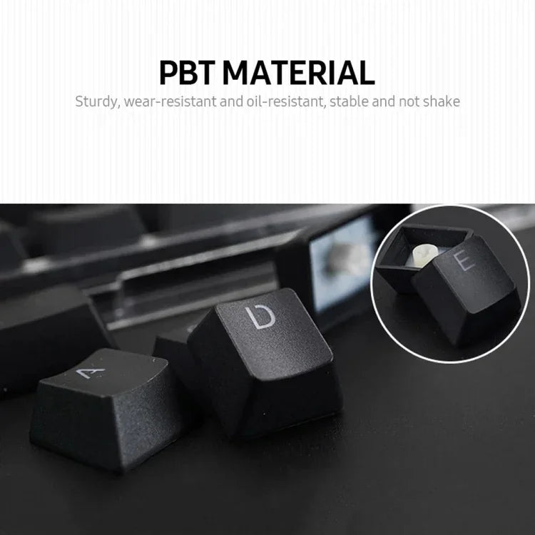 Bộ keycap bàn phím cơ màu PBT 104 phím HXSJ P9