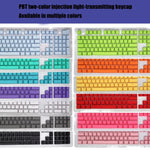 Bộ keycap bàn phím cơ màu PBT 104 phím HXSJ P9