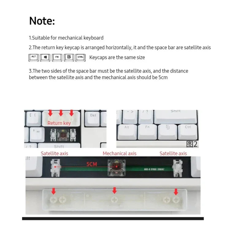Bộ keycap bàn phím cơ màu PBT 104 phím HXSJ P9