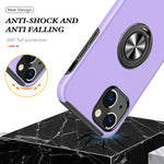 PC + TPU Shockproof Magnetic Protective Case with Invisible Ring Holder, For iPhone 13 mini, For iPhone 13, For iPhone 13 Pro, For iPhone 13 Pro Max