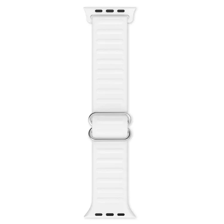 Dây đồng hồ silicone thay thế khóa chữ Nhật Bản cho Apple Watch Series, 7 45mm / 6 & SE & 5 & 4 44mm / 3 & 2 & 1 42mm, 7 41mm / 6 & SE & 5 & 4 40mm / 3 & 2 & 1 38mm