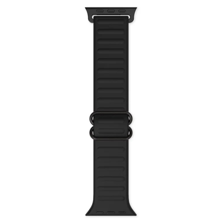 Dây đồng hồ silicone thay thế khóa chữ Nhật Bản cho Apple Watch Series, 7 45mm / 6 & SE & 5 & 4 44mm / 3 & 2 & 1 42mm, 7 41mm / 6 & SE & 5 & 4 40mm / 3 & 2 & 1 38mm