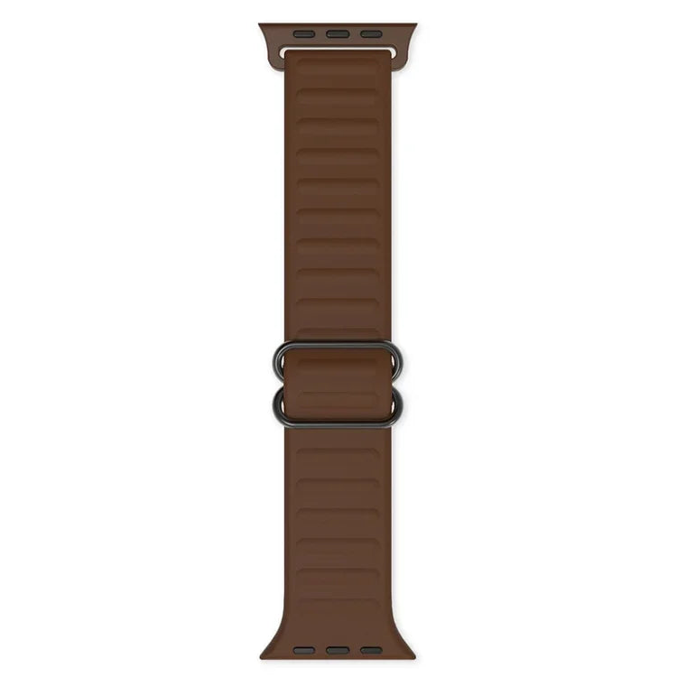 Dây đồng hồ silicone thay thế khóa chữ Nhật Bản cho Apple Watch Series, 7 45mm / 6 & SE & 5 & 4 44mm / 3 & 2 & 1 42mm, 7 41mm / 6 & SE & 5 & 4 40mm / 3 & 2 & 1 38mm