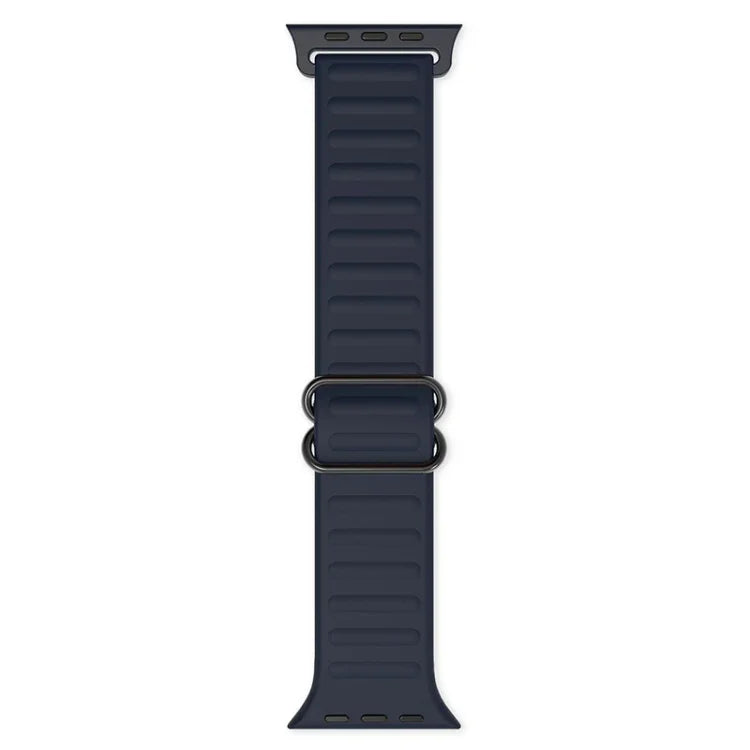 Dây đồng hồ silicone thay thế khóa chữ Nhật Bản cho Apple Watch Series, 7 45mm / 6 & SE & 5 & 4 44mm / 3 & 2 & 1 42mm, 7 41mm / 6 & SE & 5 & 4 40mm / 3 & 2 & 1 38mm