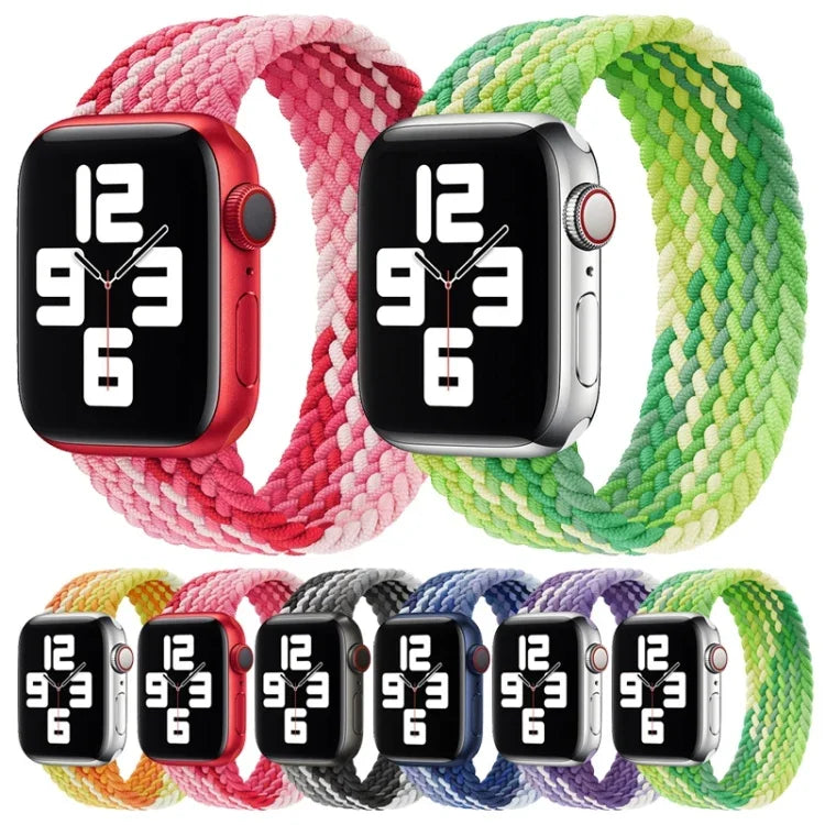 Dây đồng hồ nylon dệt vòng lặp đơn thay thế, Kích thước: S 135mm Dành cho Apple Watch Series 6 & SE & 5 & 4 40mm / 3 & 2 & 1 38mm, S 135mm 40mm / 38 mm