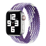 Dây đồng hồ thay thế bằng nylon dệt vòng đơn, Kích thước: M 145mm cho Apple Watch Series 6 & SE & 5 & 4 40mm / 3 & 2 & 1 38mm, M 145mm 40mm / 38 mm