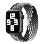 Dây đồng hồ thay thế bằng nylon dệt vòng đơn, Kích thước: L 155mm cho Apple Watch Series 6 & SE & 5 & 4 40mm / 3 & 2 & 1 38mm, L 155mm 40mm / 38 mm