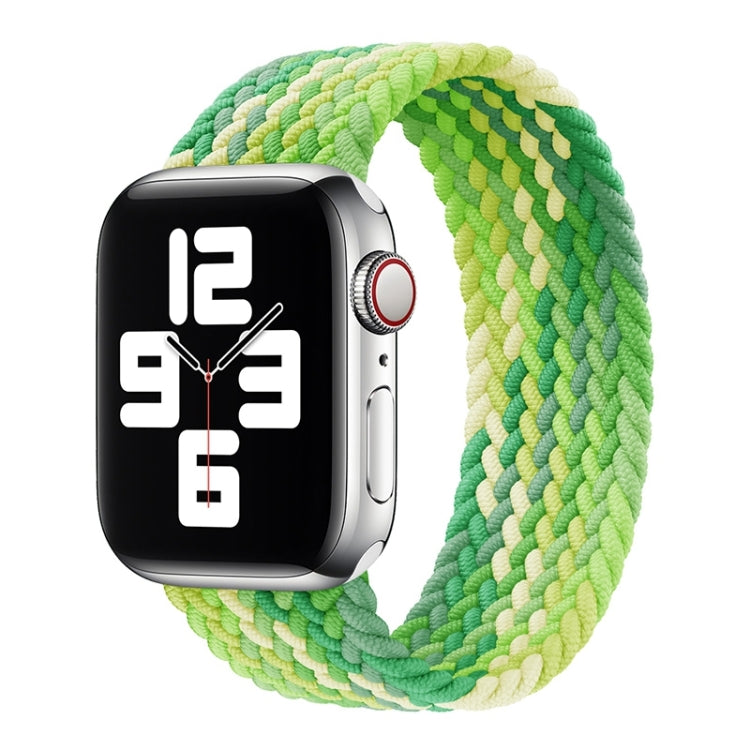 Dây đồng hồ thay thế bằng nylon dệt vòng đơn, Kích thước: L 155mm cho Apple Watch Series 6 & SE & 5 & 4 40mm / 3 & 2 & 1 38mm, L 155mm 40mm / 38 mm