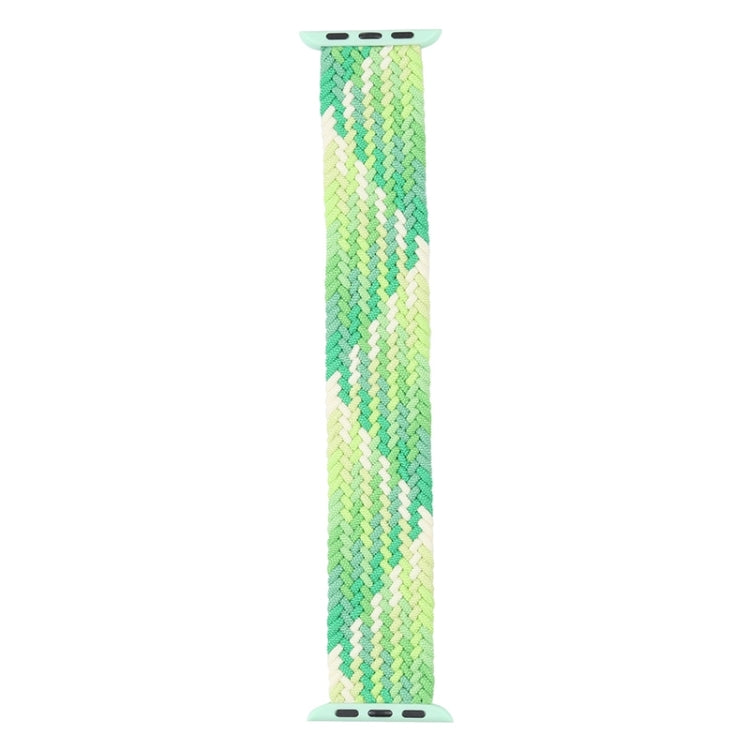 Dây đồng hồ thay thế bằng nylon dệt vòng đơn, Kích thước: L 155mm cho Apple Watch Series 6 & SE & 5 & 4 40mm / 3 & 2 & 1 38mm, L 155mm 40mm / 38 mm