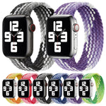 Dây đồng hồ thay thế bằng nylon dệt vòng đơn, Kích thước: S 145mm cho Apple Watch Series 6 & SE & 5 & 4 44mm / 3 & 2 & 1 42mm, S 145mm 44mm / 42 mm