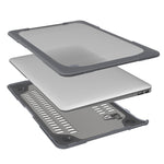 Ốp bảo vệ laptop chống rơi hai màu TPU + PC, dành cho MacBook Air 11.6 inch A1465 / A1370, dành cho MacBook Retina 12 inch A1534