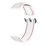 Dây đeo thay thế silicone may hai màu cho Samsung Galaxy Watch Active 2, 20mm