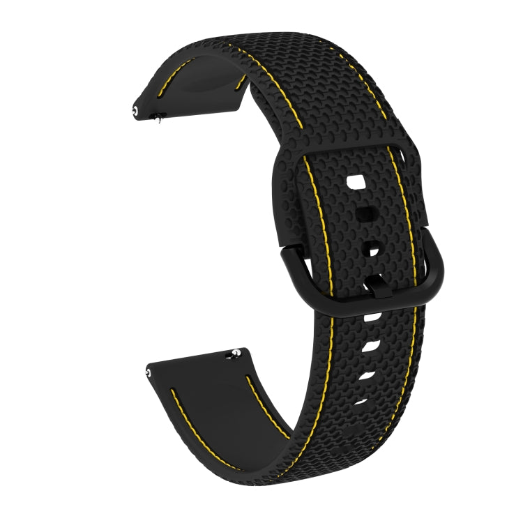 Dây đeo thay thế silicone may hai màu cho Samsung Galaxy Watch Active 2, 20mm