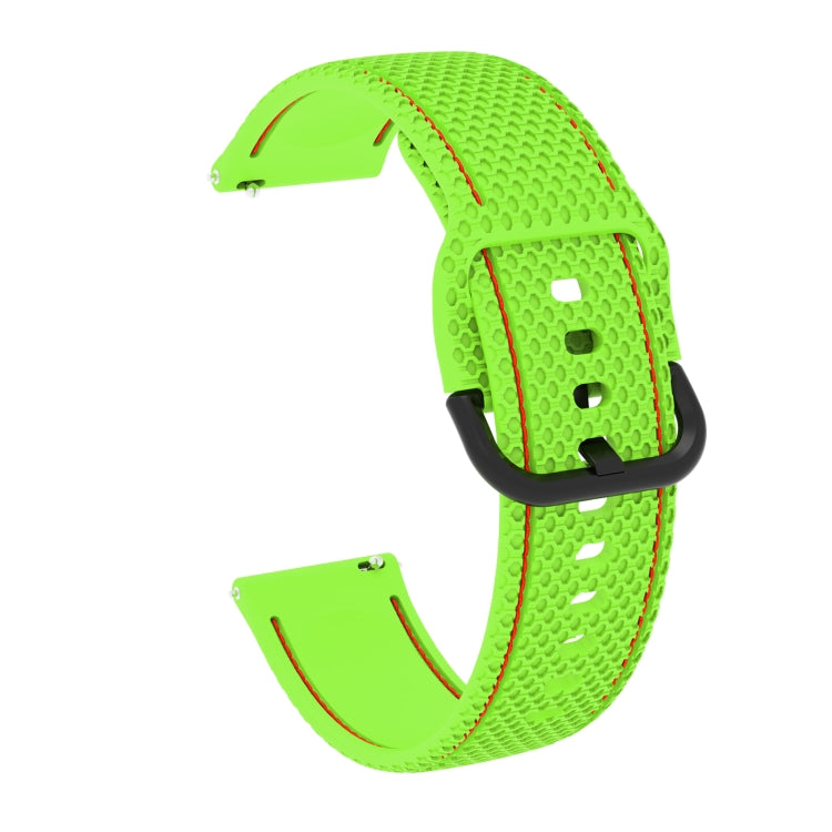 Dây đeo thay thế silicone may hai màu cho Samsung Galaxy Watch Active 2, 20mm