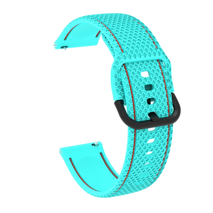 Dây đeo thay thế silicone may hai màu cho Samsung Galaxy Watch Active 2, 20mm