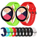 Dây đeo thay thế silicone may hai màu cho Samsung Galaxy Watch Active 2, 20mm