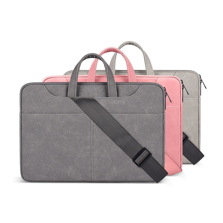 Túi laptop kinh doanh bằng PU mờ ST06SDJ có dây đeo vai tháo rời, cho laptop 13.3 inch, 14.1-15.4 inch, 15.6 inch