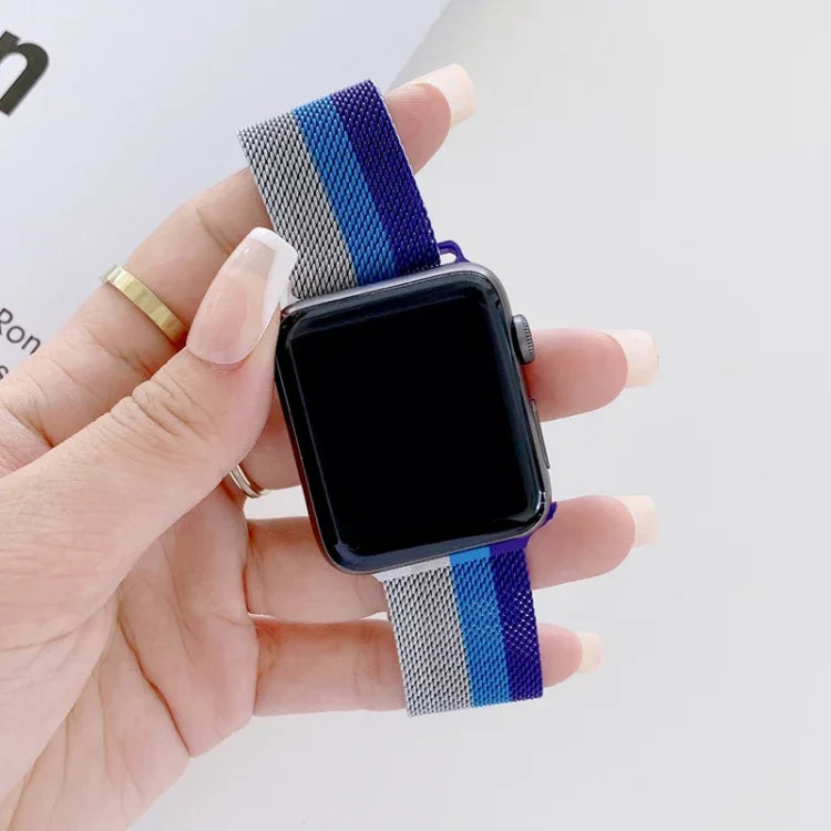 Dây thay thế Milanese bốn màu, Dành cho Apple Watch Series 7 41mm / & 6 & SE & 5 & 4 40mm, Dành cho Apple Watch Series 7 45mm / & 6 & SE & 5 & 4 44mm