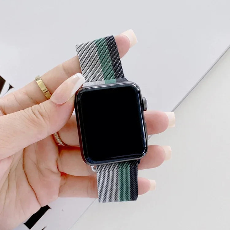 Dây thay thế Milanese bốn màu, Dành cho Apple Watch Series 7 41mm / & 6 & SE & 5 & 4 40mm, Dành cho Apple Watch Series 7 45mm / & 6 & SE & 5 & 4 44mm