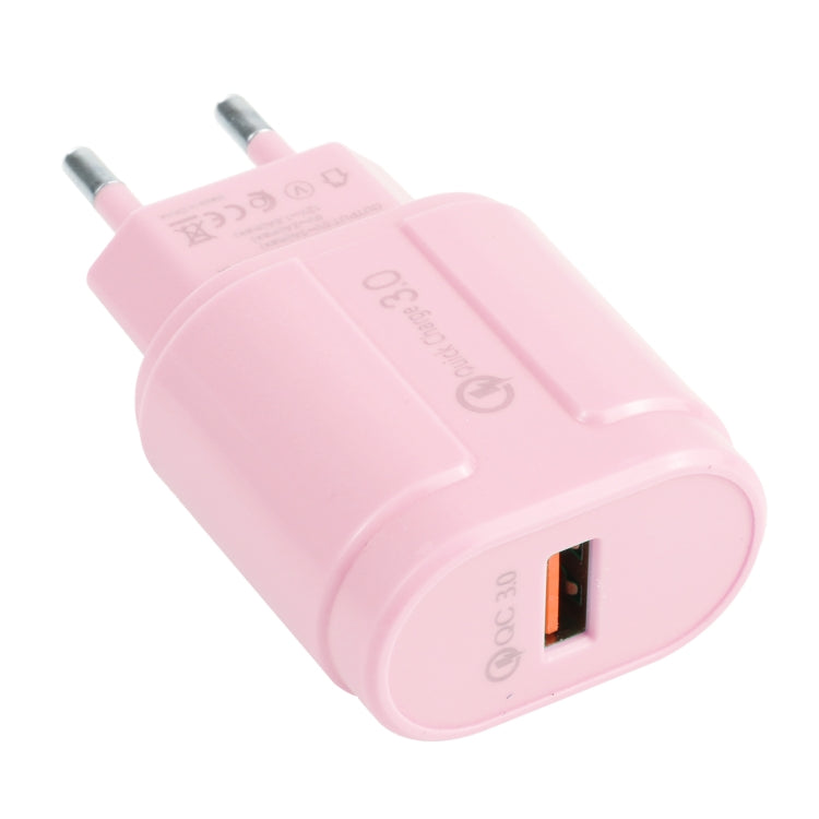 Bộ sạc du lịch Macarons cổng USB đơn QC3.0 13-3, phích cắm EU, US