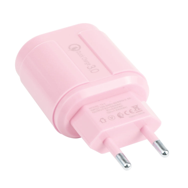 Bộ sạc du lịch Macarons cổng USB đơn QC3.0 13-3, phích cắm EU, US
