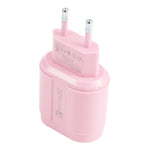 Bộ sạc du lịch Macarons cổng USB đơn QC3.0 13-3, phích cắm EU, US