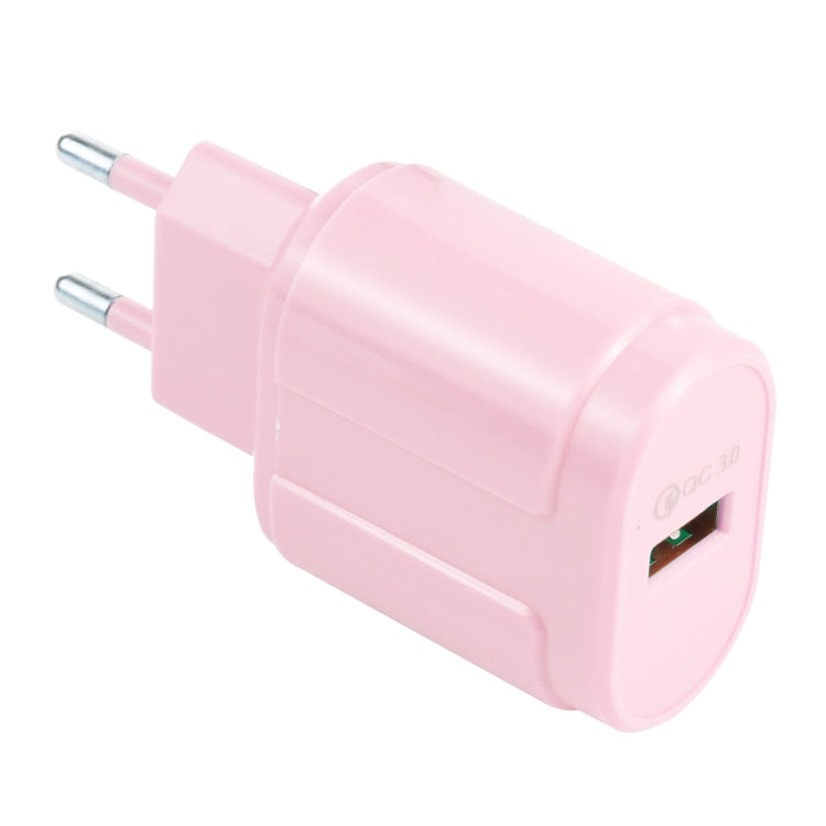 Bộ sạc du lịch Macarons cổng USB đơn QC3.0 13-3, phích cắm EU, US