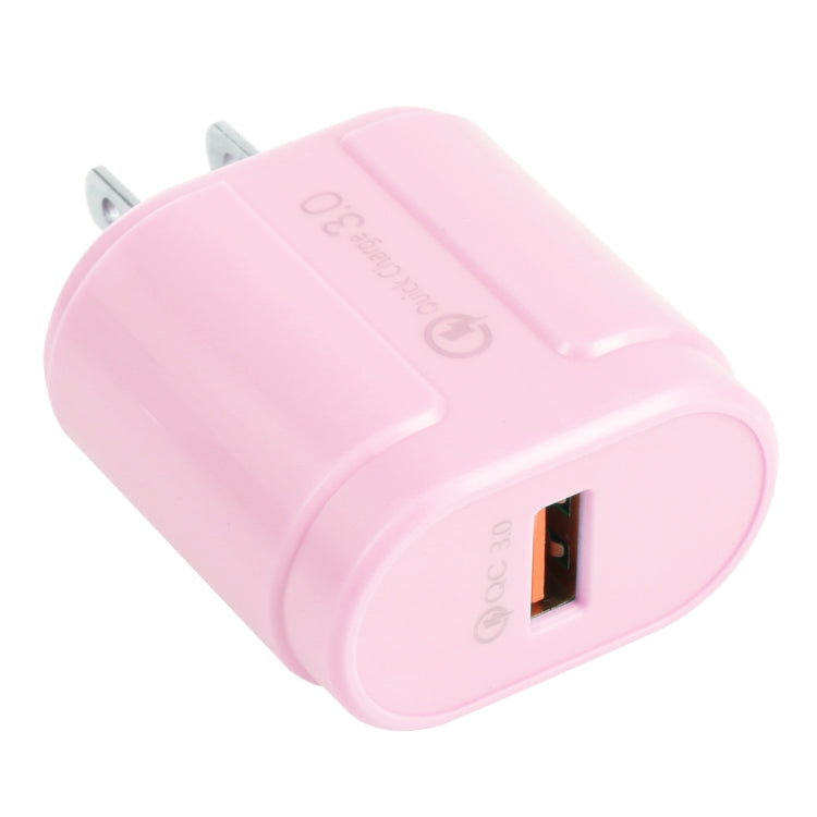 Bộ sạc du lịch Macarons cổng USB đơn QC3.0 13-3, phích cắm EU, US