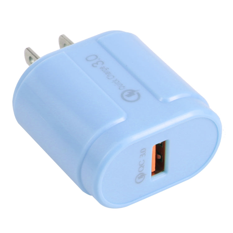 Bộ sạc du lịch Macarons cổng USB đơn QC3.0 13-3, phích cắm EU, US
