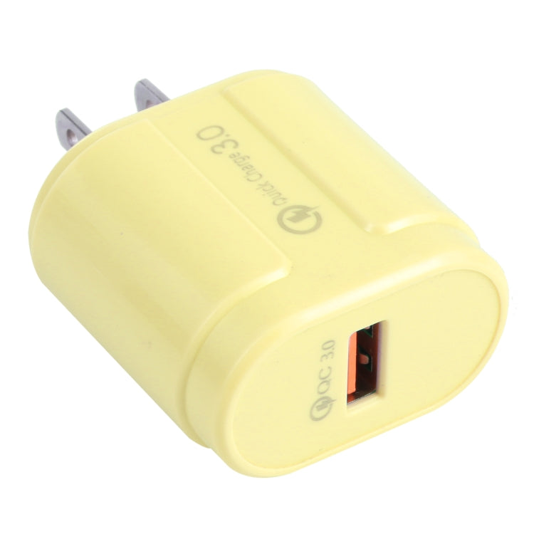 Bộ sạc du lịch Macarons cổng USB đơn QC3.0 13-3, phích cắm EU, US