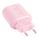 Bộ sạc du lịch Macarons 13-222 QC3.0 USB + 2 cổng USB đôi 2.1A, phích cắm EU, US