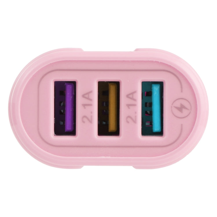 Bộ sạc du lịch Macarons 13-222 QC3.0 USB + 2 cổng USB đôi 2.1A, phích cắm EU, US