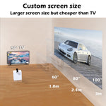 Máy chiếu kỹ thuật số LED HD WEJOY Y2 1920x1080P 100 ANSI Lumens rạp hát tại nhà di động, phiên bản điều khiển cảm ứng pin, Android 9.0, 2G+16G, Y2 phích cắm US