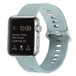 Dây đeo đồng hồ silicone thay thế cho Apple Watch Series, 7 45mm / 6 & SE & 5 & 4 44mm / 3 & 2 & 1 42mm, 7 41mm / 6 & SE & 5 & 4 40mm / 3 & 2 & 1 38mm
