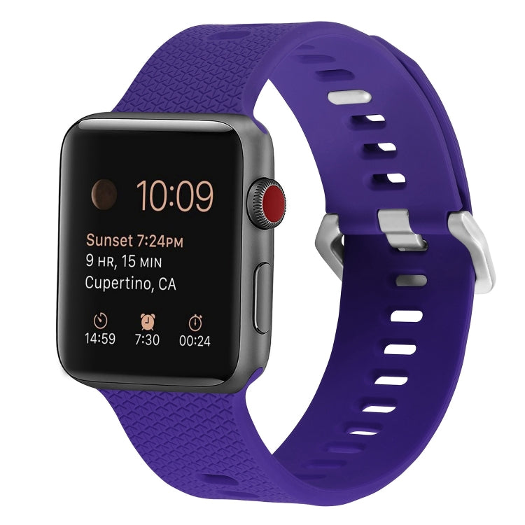 Dây đeo đồng hồ silicone thay thế cho Apple Watch Series, 7 45mm / 6 & SE & 5 & 4 44mm / 3 & 2 & 1 42mm, 7 41mm / 6 & SE & 5 & 4 40mm / 3 & 2 & 1 38mm