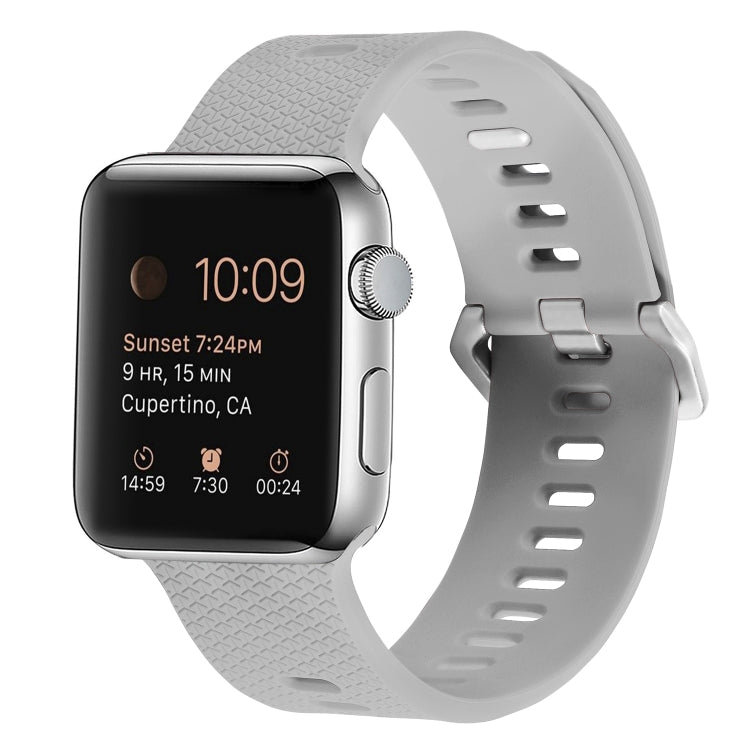 Dây đeo đồng hồ silicone thay thế cho Apple Watch Series, 7 45mm / 6 & SE & 5 & 4 44mm / 3 & 2 & 1 42mm, 7 41mm / 6 & SE & 5 & 4 40mm / 3 & 2 & 1 38mm