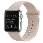 Dây đeo đồng hồ thay thế bằng silicone cho Apple Watch Series 7 41mm / 6 & SE & 5 & 4 40mm / 3 & 2 & 1 38mm, 7 45mm / 6 & SE & 5 & 4 44mm / 3 & 2 & 1 42mm