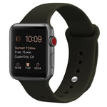 Dây đeo đồng hồ thay thế bằng silicone cho Apple Watch Series 7 41mm / 6 & SE & 5 & 4 40mm / 3 & 2 & 1 38mm, 7 45mm / 6 & SE & 5 & 4 44mm / 3 & 2 & 1 42mm