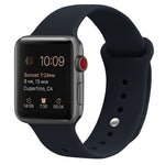Dây đeo đồng hồ thay thế bằng silicone cho Apple Watch Series 7 41mm / 6 & SE & 5 & 4 40mm / 3 & 2 & 1 38mm, 7 45mm / 6 & SE & 5 & 4 44mm / 3 & 2 & 1 42mm