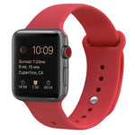 Dây đeo đồng hồ thay thế bằng silicone cho Apple Watch Series 7 41mm / 6 & SE & 5 & 4 40mm / 3 & 2 & 1 38mm, 7 45mm / 6 & SE & 5 & 4 44mm / 3 & 2 & 1 42mm