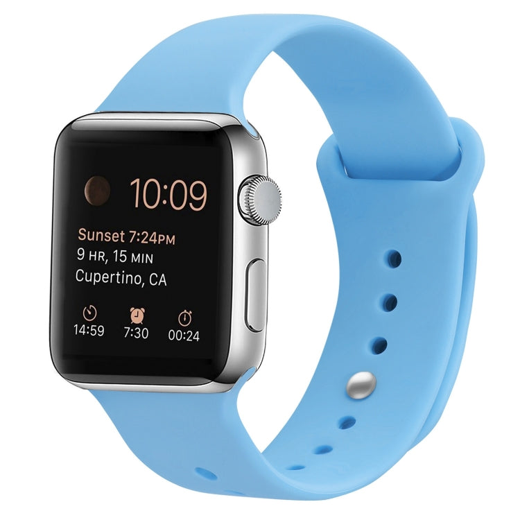 Dây đeo đồng hồ thay thế bằng silicone cho Apple Watch Series 7 41mm / 6 & SE & 5 & 4 40mm / 3 & 2 & 1 38mm, 7 45mm / 6 & SE & 5 & 4 44mm / 3 & 2 & 1 42mm