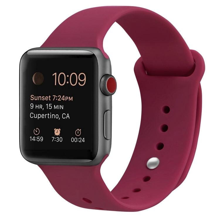 Dây đeo đồng hồ thay thế bằng silicone cho Apple Watch Series 7 41mm / 6 & SE & 5 & 4 40mm / 3 & 2 & 1 38mm, 7 45mm / 6 & SE & 5 & 4 44mm / 3 & 2 & 1 42mm
