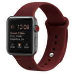 Dây đeo đồng hồ thay thế bằng silicone cho Apple Watch Series 7 41mm / 6 & SE & 5 & 4 40mm / 3 & 2 & 1 38mm, 7 45mm / 6 & SE & 5 & 4 44mm / 3 & 2 & 1 42mm