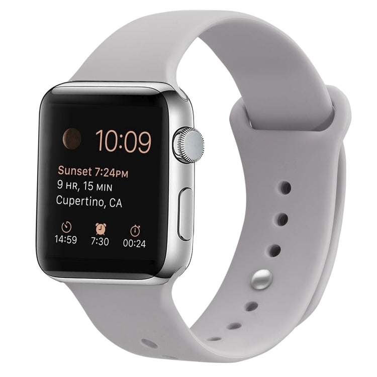 Dây đeo đồng hồ thay thế bằng silicone cho Apple Watch Series 7 41mm / 6 & SE & 5 & 4 40mm / 3 & 2 & 1 38mm, 7 45mm / 6 & SE & 5 & 4 44mm / 3 & 2 & 1 42mm
