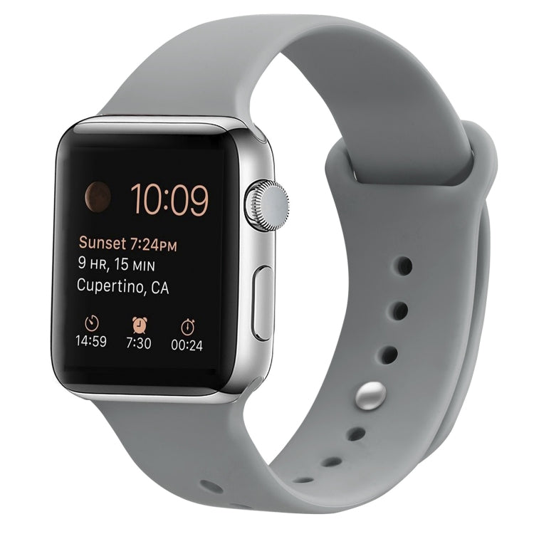 Dây đeo đồng hồ thay thế bằng silicone cho Apple Watch Series 7 41mm / 6 & SE & 5 & 4 40mm / 3 & 2 & 1 38mm, 7 45mm / 6 & SE & 5 & 4 44mm / 3 & 2 & 1 42mm