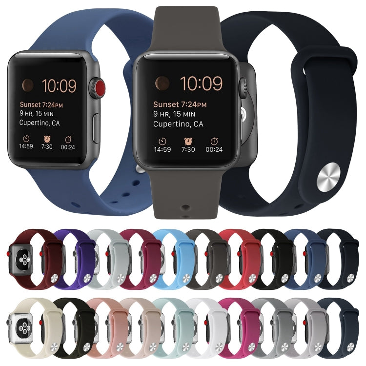 Dây đeo đồng hồ thay thế bằng silicone cho Apple Watch Series 7 41mm / 6 & SE & 5 & 4 40mm / 3 & 2 & 1 38mm, 7 45mm / 6 & SE & 5 & 4 44mm / 3 & 2 & 1 42mm